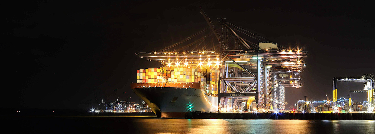 Nightwork at Felixstowe